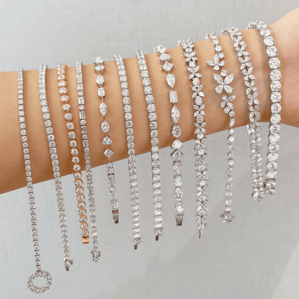 Manifattura Bracciali Tennis con Diamanti da Laboratorio di Lusso