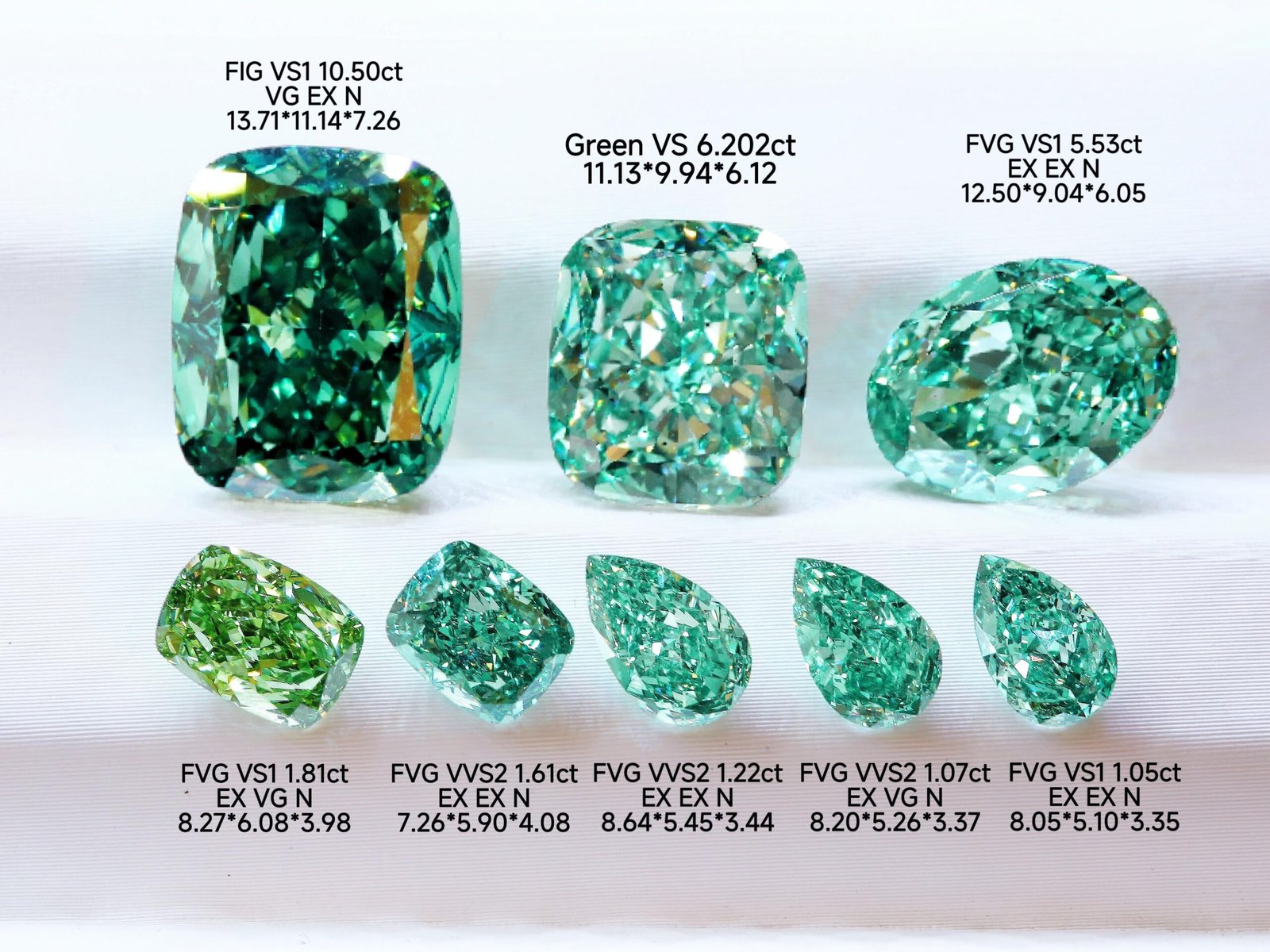 Fornitura all'ingrosso diamanti coltivati lab-grown CVD HPHT meleediamond