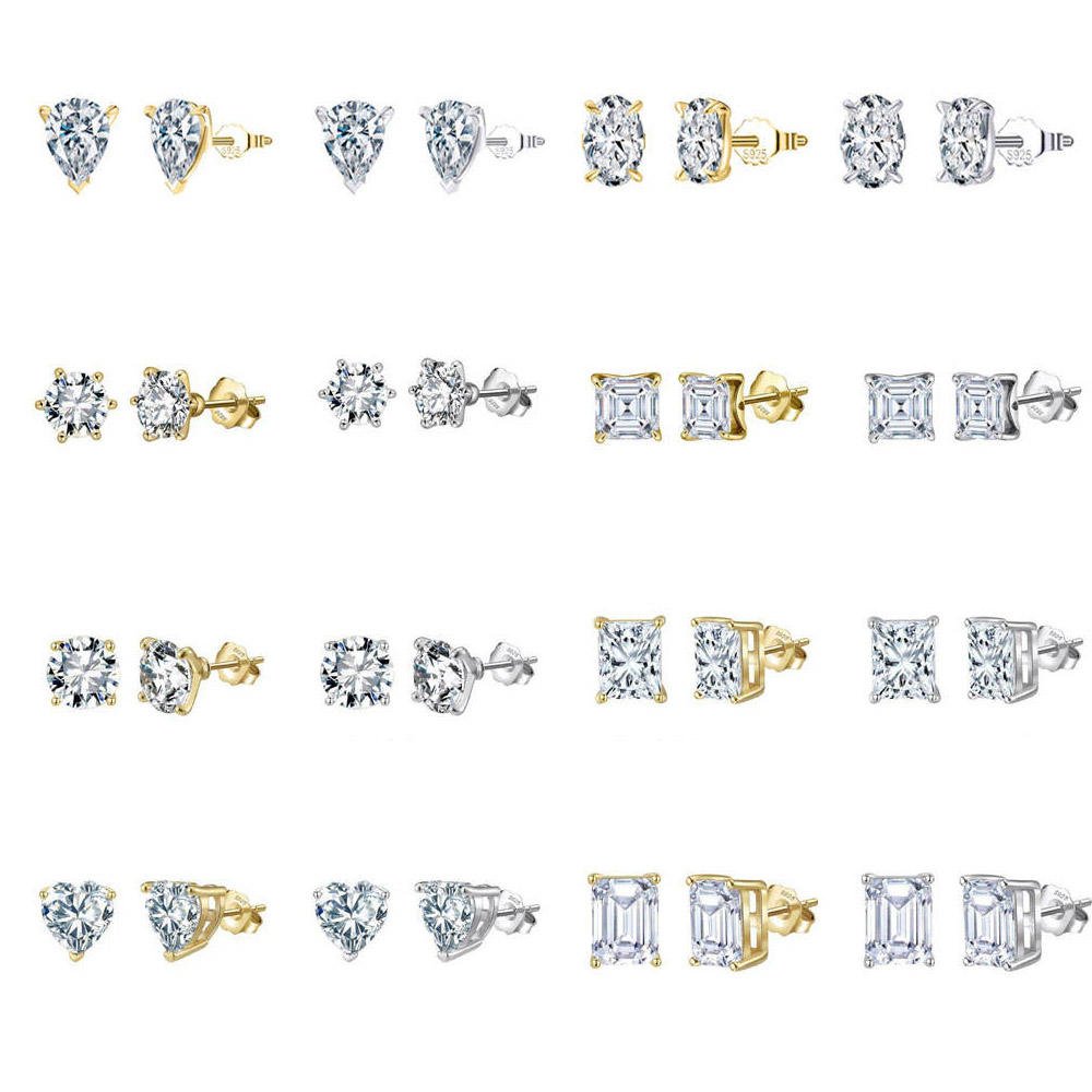 Orecchini a punto luce cerchi e pendenti meleediamond